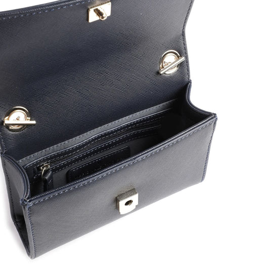 Valentino DIVINA SA Navy Chain Large Crossbody Bag