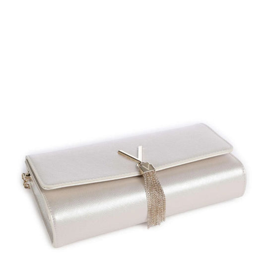 Valentino DIVINA SA Ivory Chain Crossbody Bag