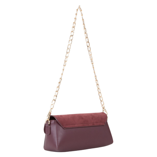 Valentino EVISSA Burgundy Clutch