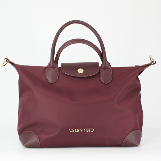 Valentino JOLLY RE Burgundy Travel Tote