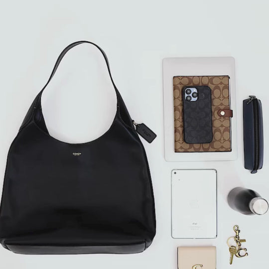 Coach BROOKLYN Black Shoulder Bag 28