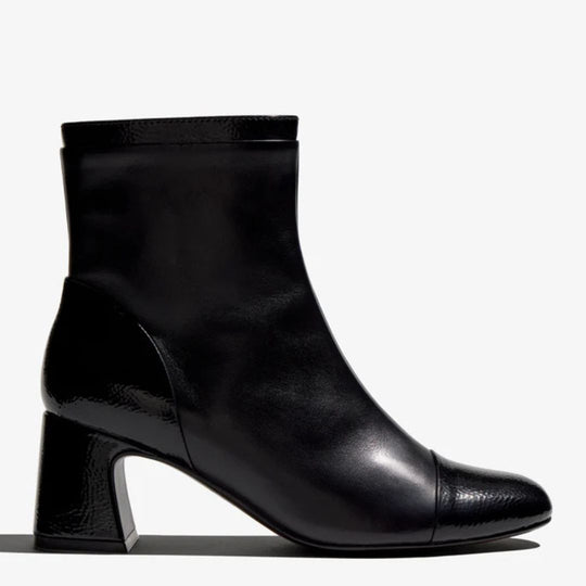 Regarde Le Ciel MYA Black Leather Ankle Boots