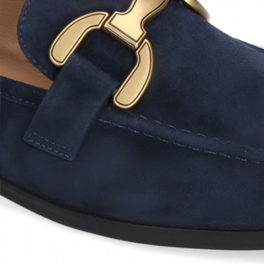 Bibi Lou VELA Navy Suede Loafer