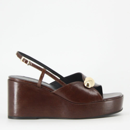 Angel Alarcon HALDESA Szpilka z nadrukiem w panterkę