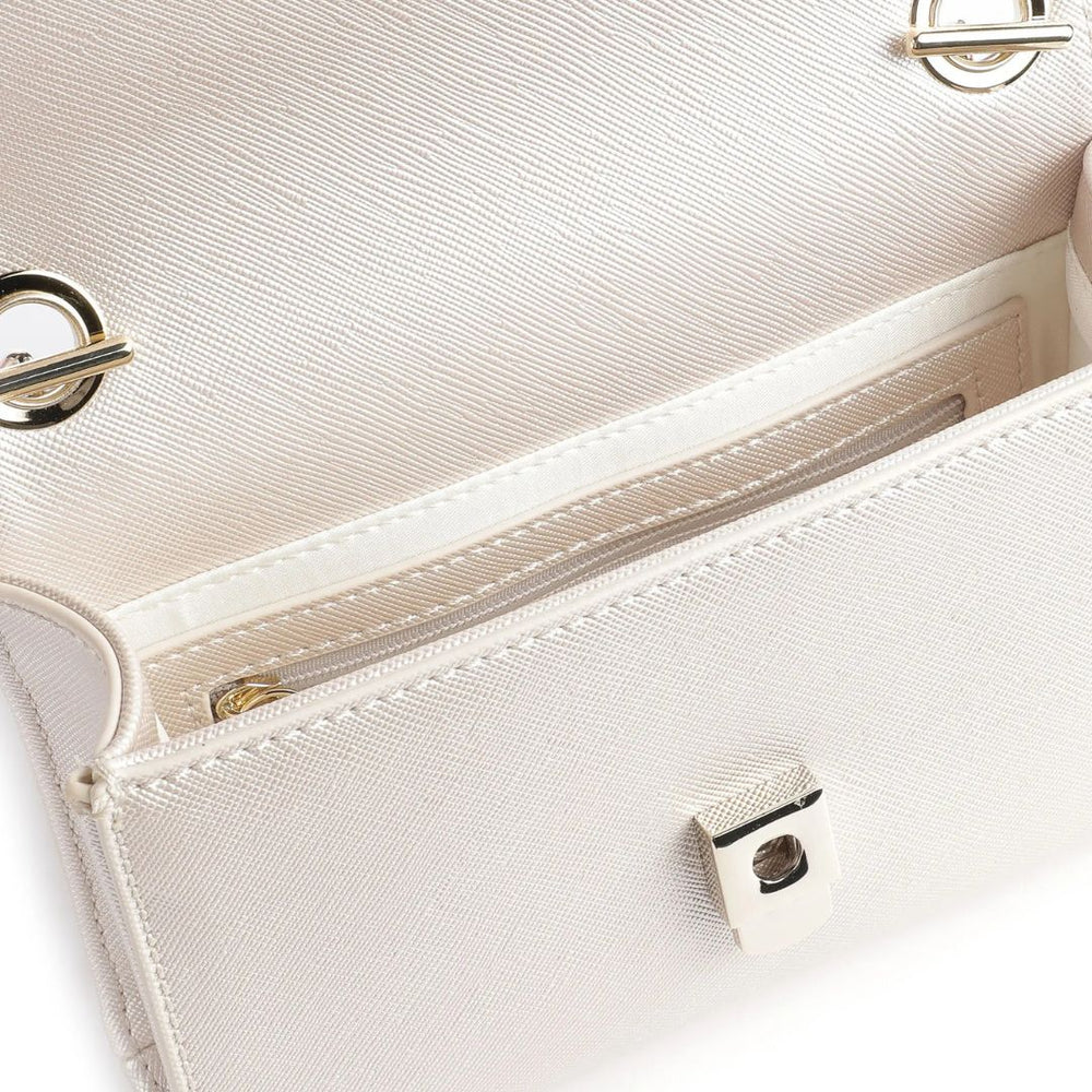 Valentino DIVINA SA Ivory Small Chain Crossbody Bag