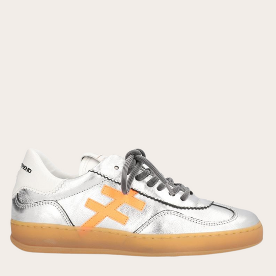 Another Trend COPA Metallic & Orange Trainers