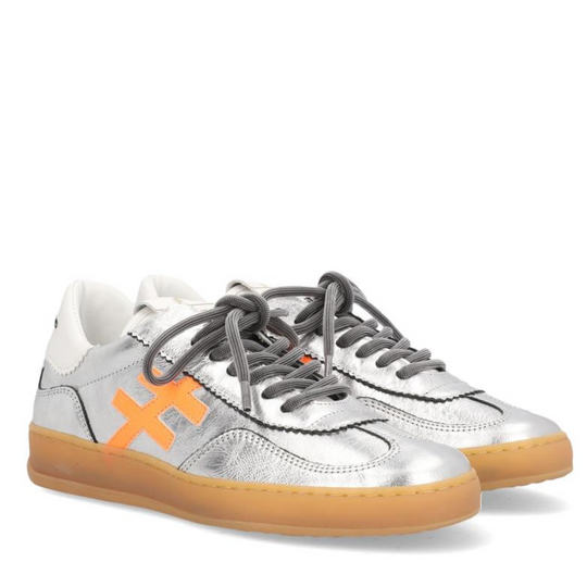 Another Trend COPA Metallic & Orange Trainers