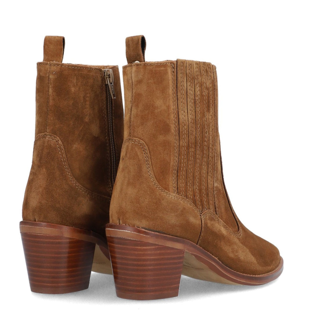 Alpe DRIFTER Tan Suede Cowboy Boots