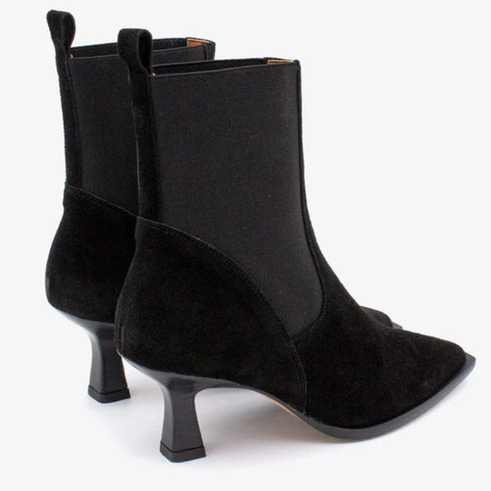 Angel Alarcon BRIELAS Black Suede Ankle Boots