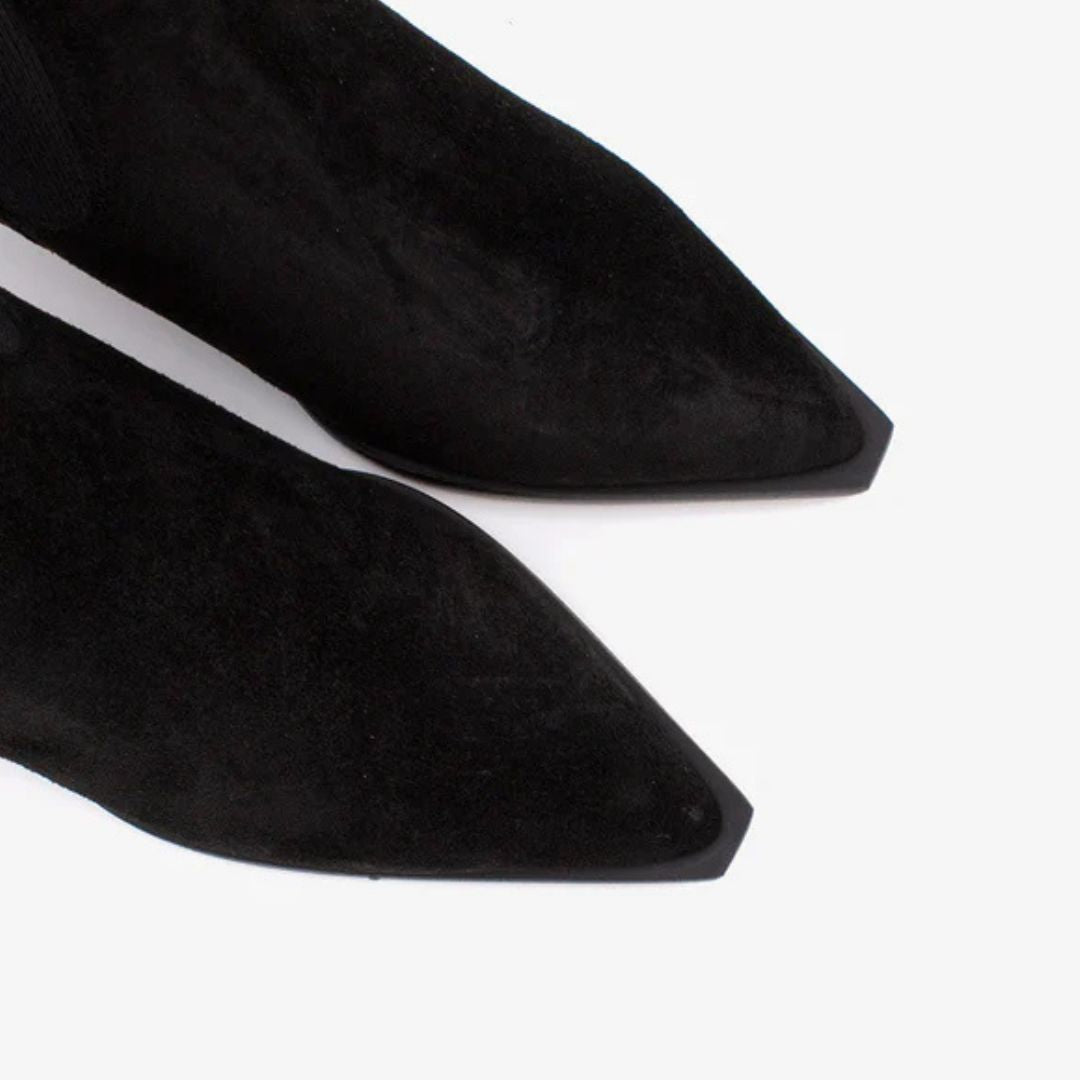 Angel Alarcon BRIELAS Black Suede Ankle Boots