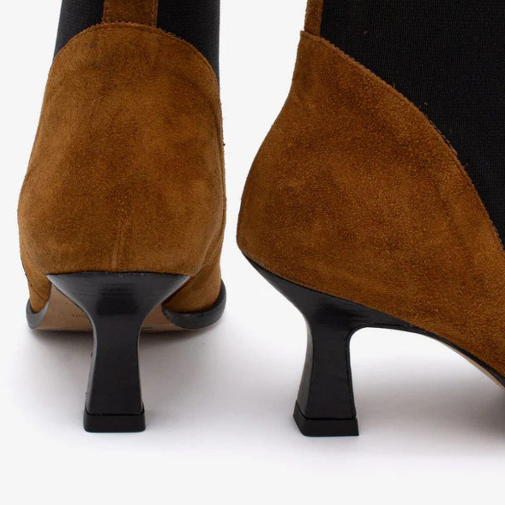 Angel Alarcon BRIELAS Tan Suede Ankle Boots