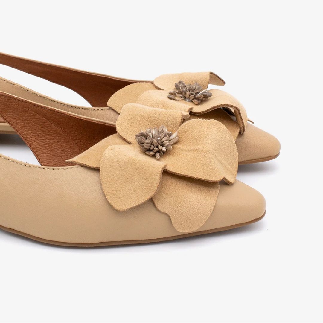 Angel Alarcon FIORA Camel Ballerina Pump