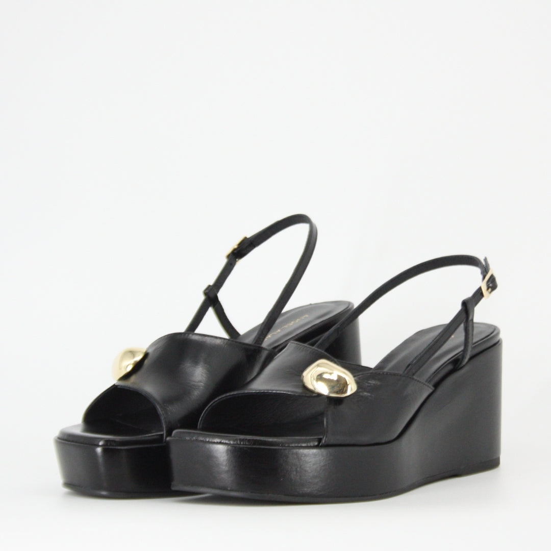 Angel Alarcon HALDESA Szpilka z nadrukiem w panterkę