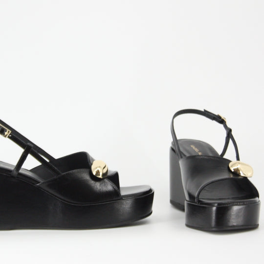 Angel Alarcon HALDESA Szpilka z nadrukiem w panterkę