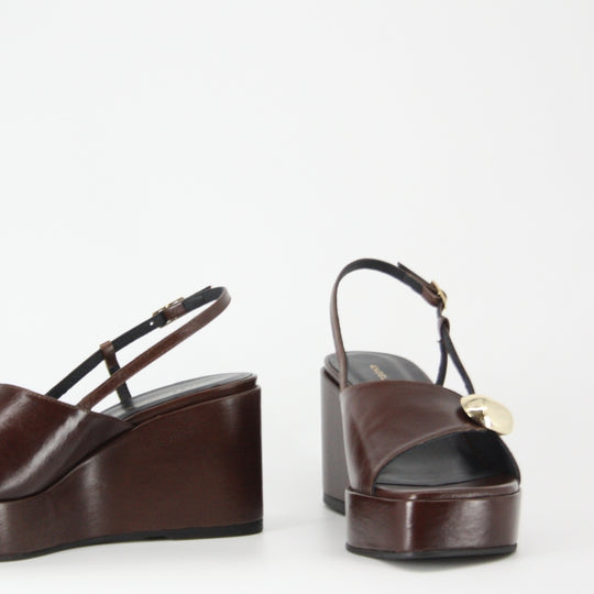 Angel Alarcon HALDESA Szpilka z nadrukiem w panterkę