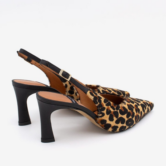 Angel Alarcon HALDESA Leopard Print Stiletto