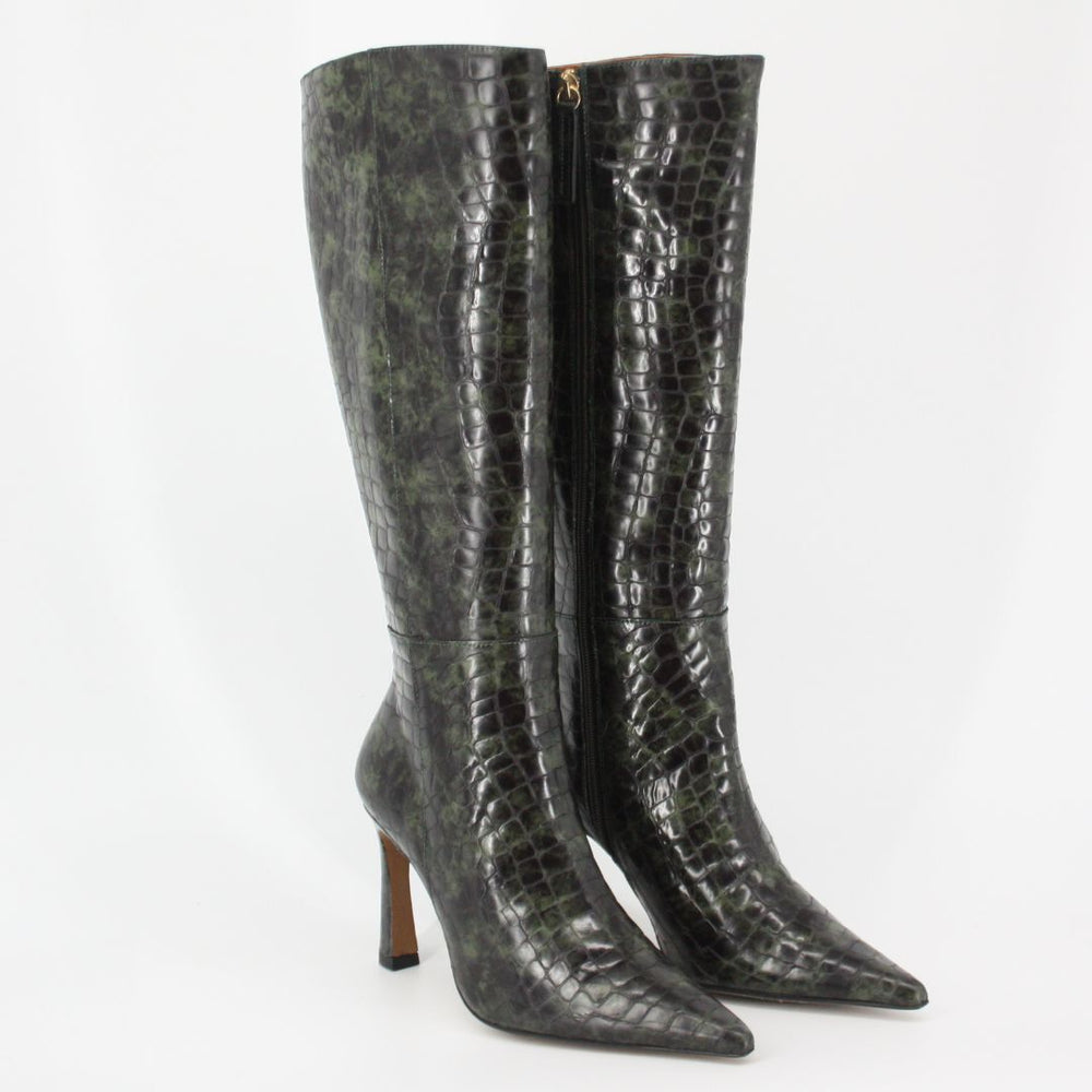 Angel Alarcon LALTA Green Knee high Boots