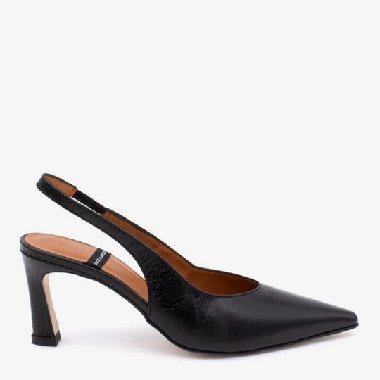 Angel Alarcon NARA Black Leather Pump