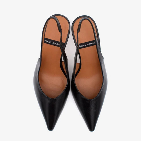 Angel Alarcon NARA Black Leather Pump