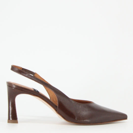 Angel Alarcon NARA Brown Leather Pump