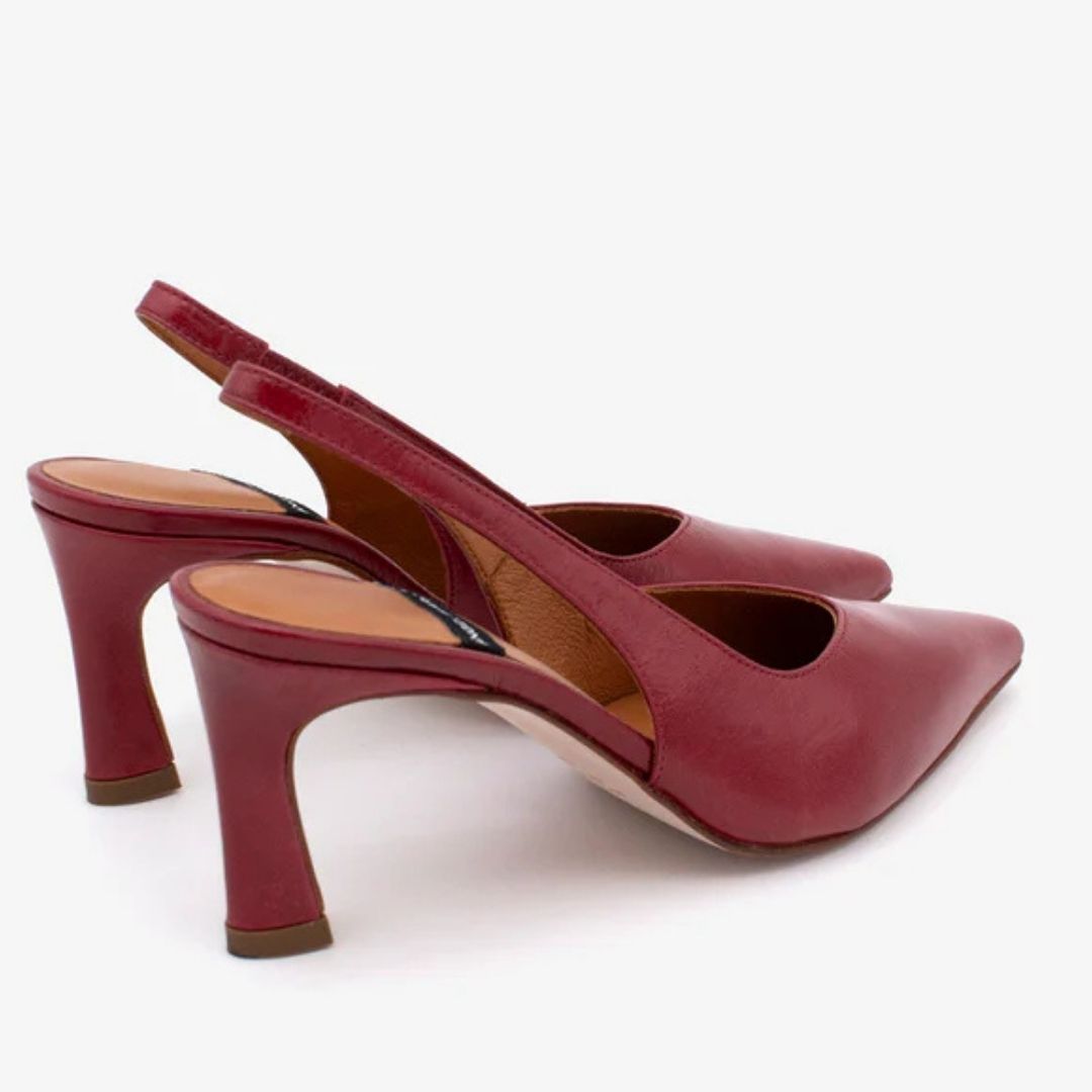 Angel Alarcon NARA Red Leather Pump