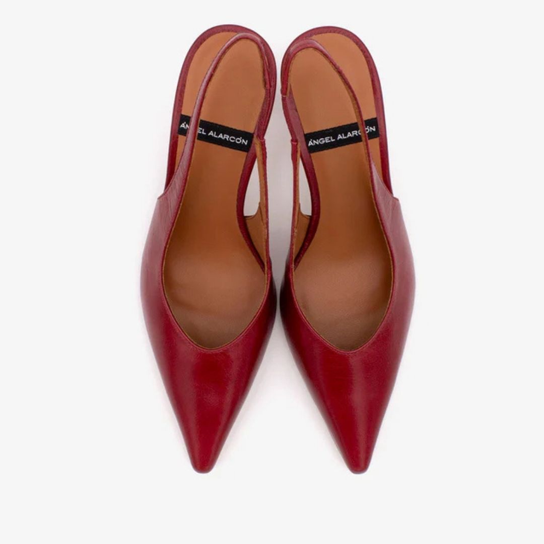Angel Alarcon NARA Red Leather Pump