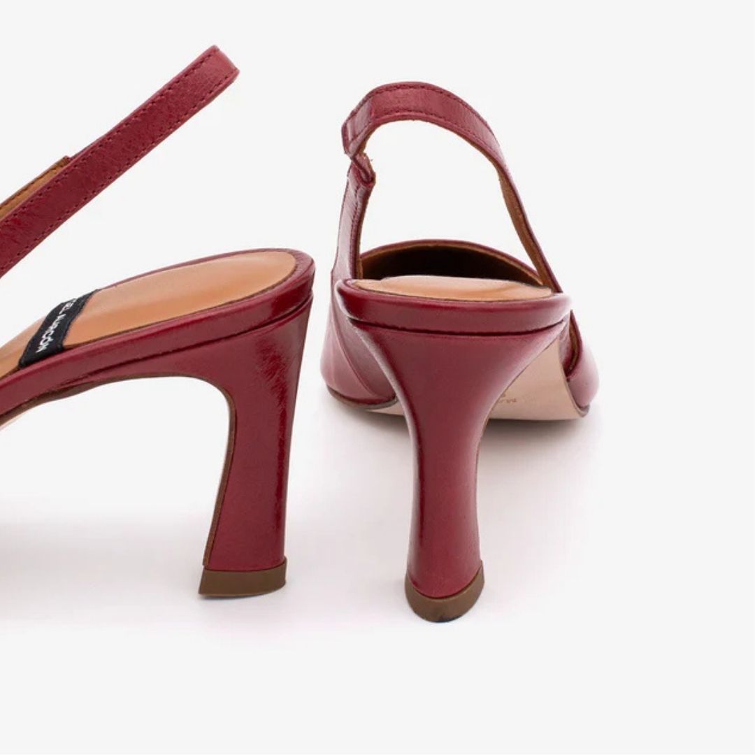 Angel Alarcon NARA Red Leather Pump