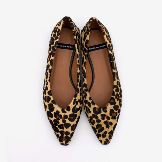 Angel Alarcon NAYUPE Leopard Print Pumps