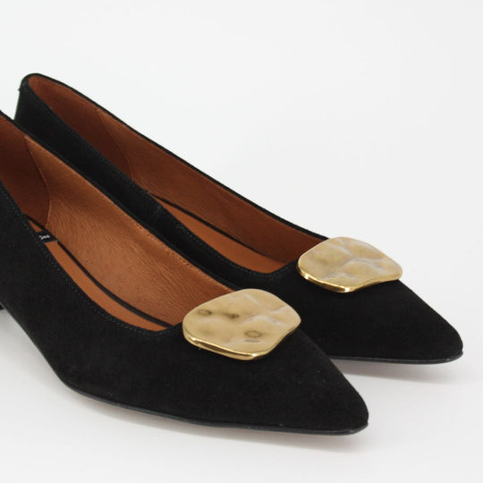 Angel Alarcon NINON Black Suede Pump