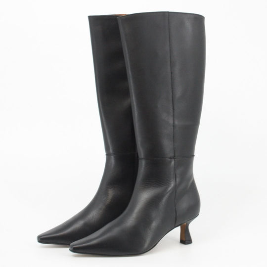 Angel Alarcon GEORGIA Black Leather Knee-High Boots