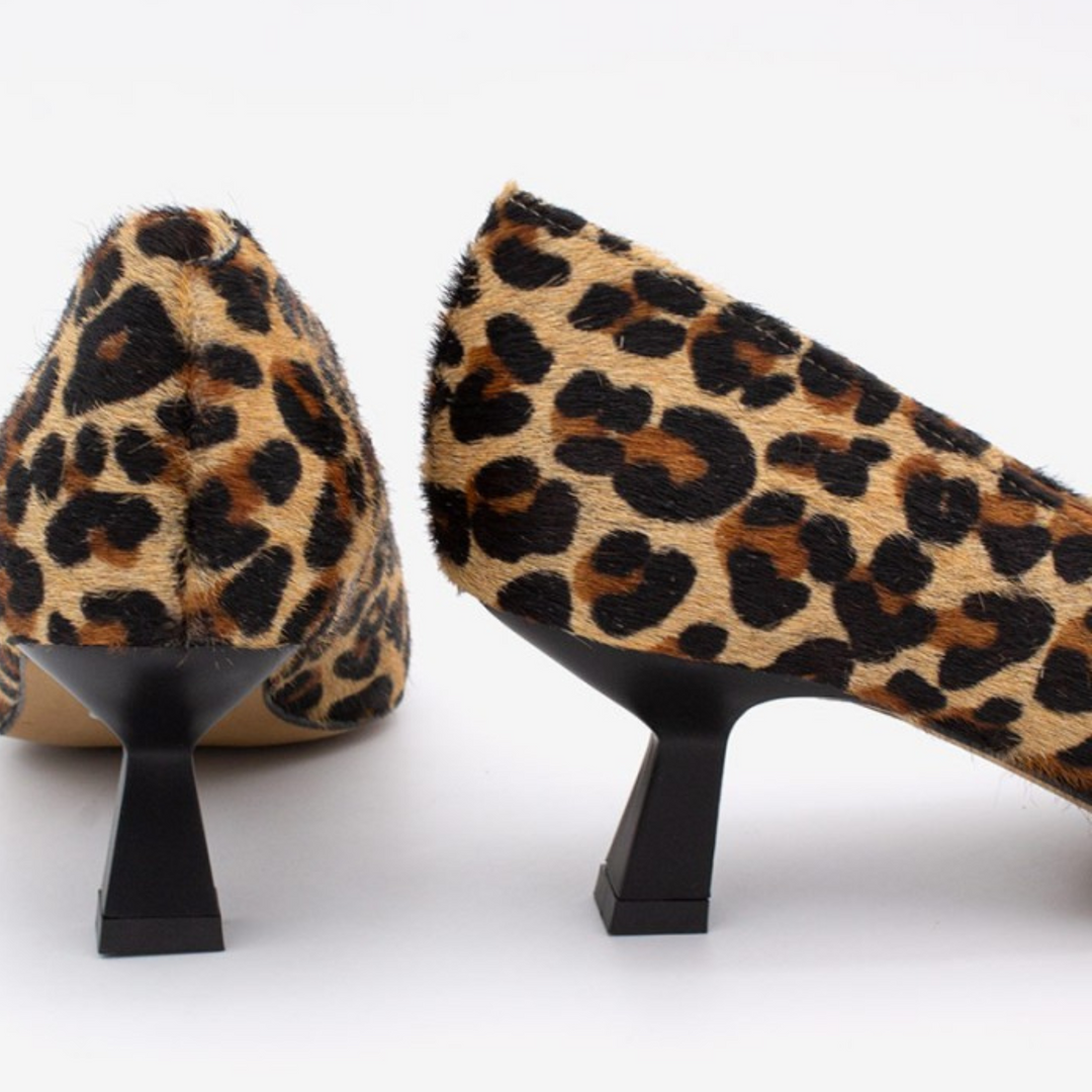 Angel Alarcon WIREMY Leopard Print Pump