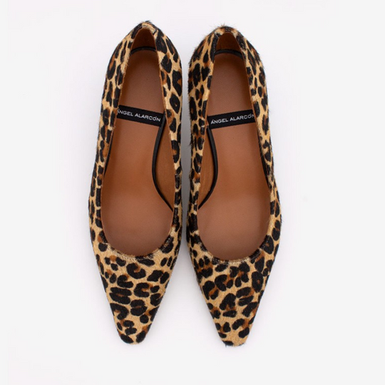 Angel Alarcon WIREMY Leopard Print Pump