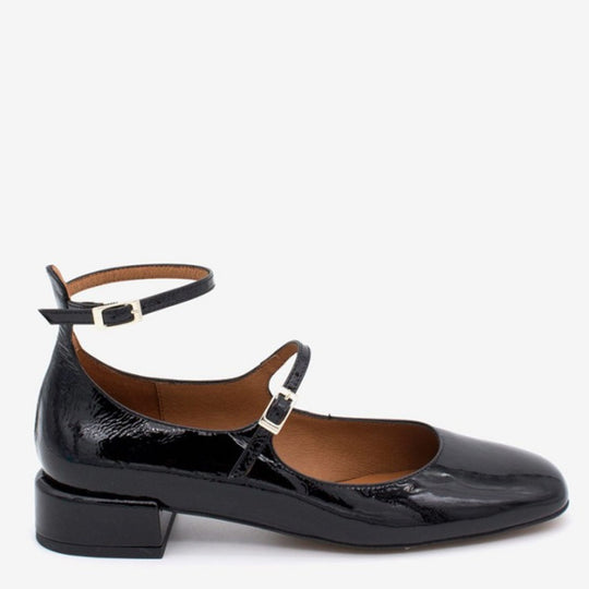 Angel Alarcon YAMEDO Black Patent Mary-Janes