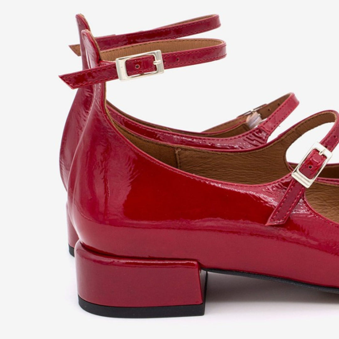 Angel Alarcon YAMEDO Red Patent Mary-Janes