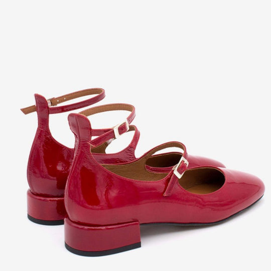 Angel Alarcon YAMEDO Red Patent Mary-Janes