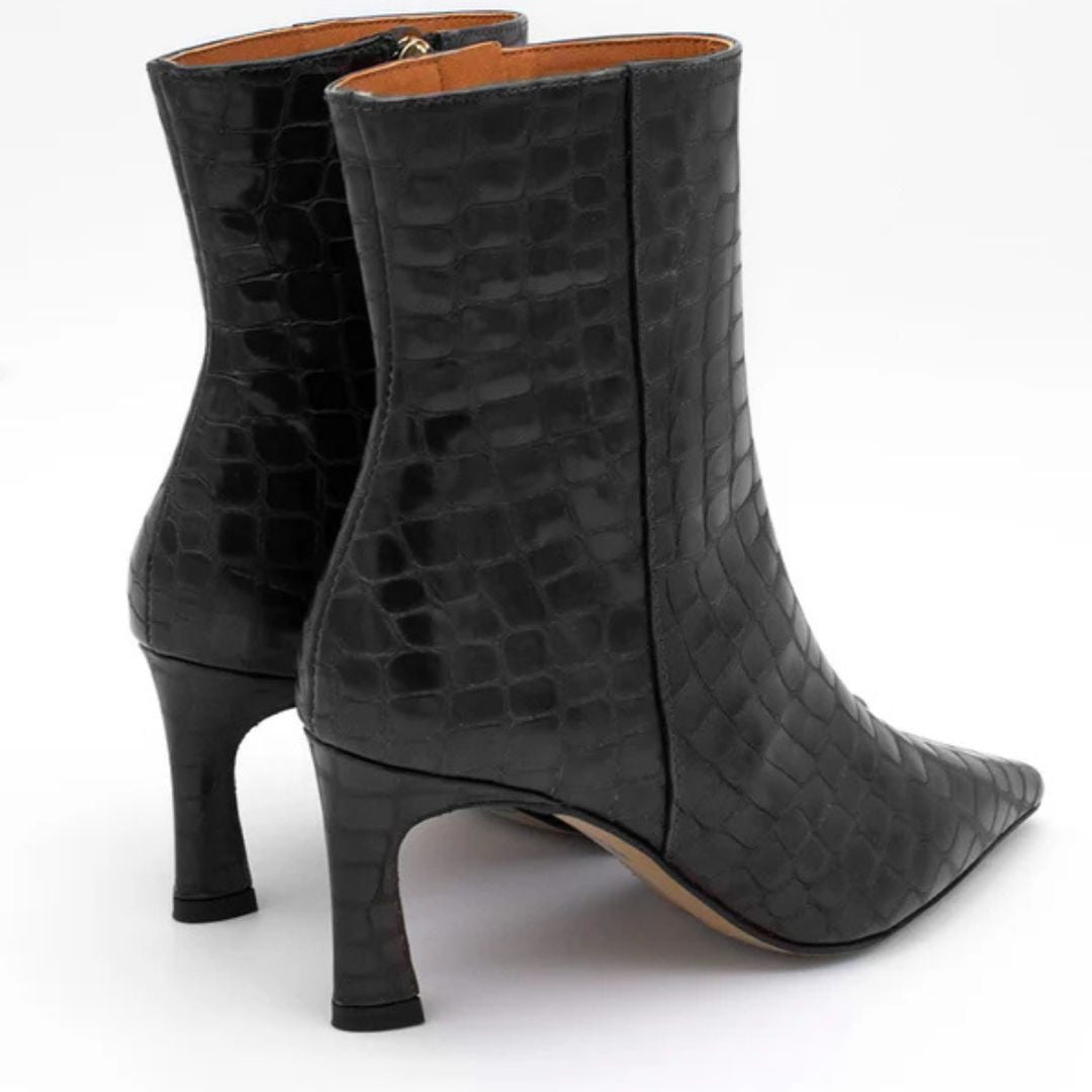 Angel Alarcon ZAIRA Black Ankle Boots