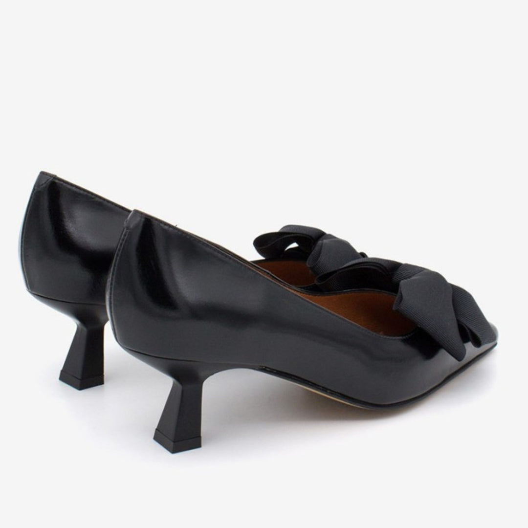 Angel Alarcon AUDREY Black Ballerina Pump