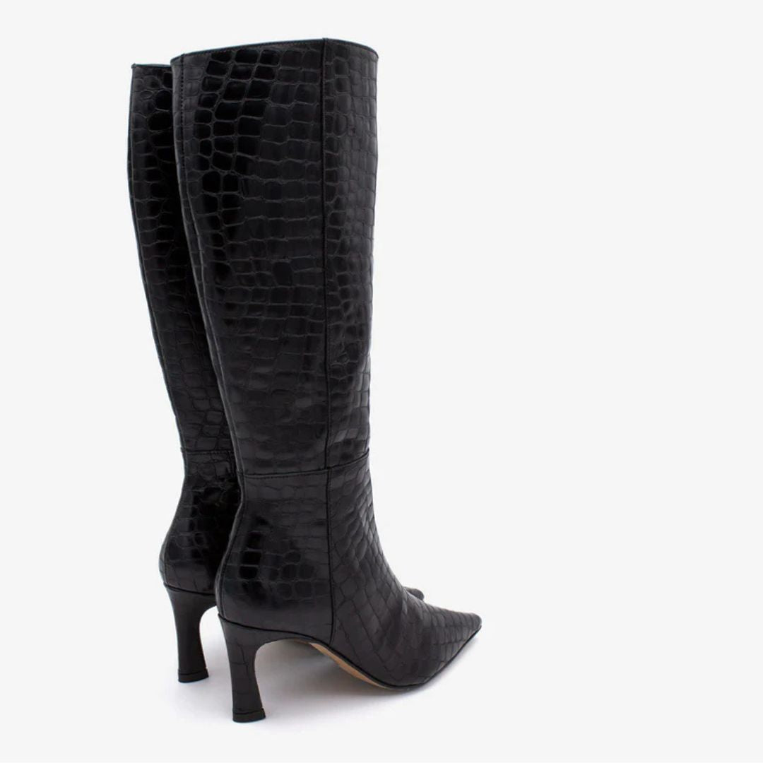 Angel Alarcon LALTA Black Knee High Boots