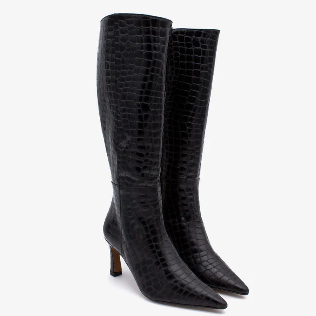 Angel Alarcon LALTA Black Knee High Boots