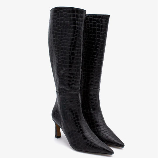 Angel Alarcon LALTA Black Knee High Boots