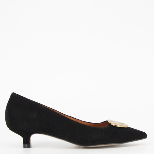 Angel Alarcon NINON Black Suede Pump
