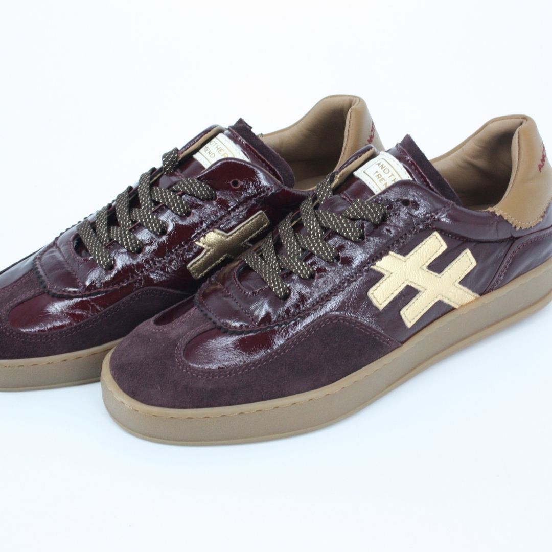 Another Trend KOPA Burgundy Trainers