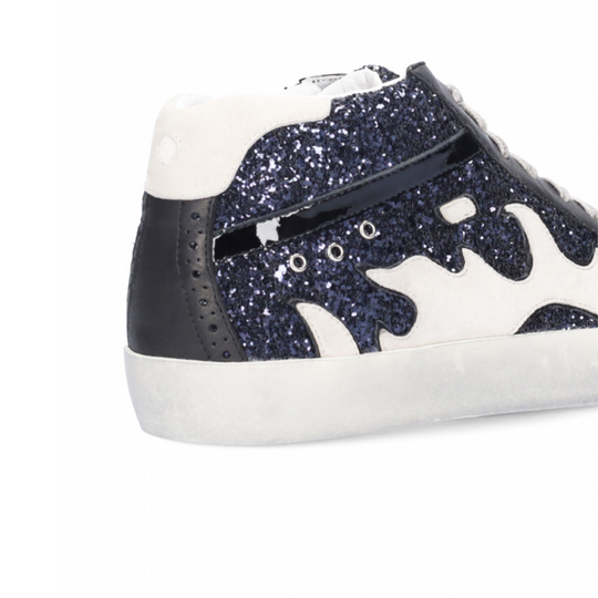 Bibi Lou GAMIN Black High-Top Trainers