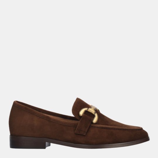 Bibi Lou VELA Chocolate Suede Loafer