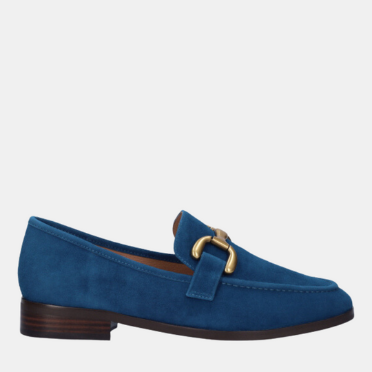 Bibi Lou ZAGREB Blue Suede Loafers