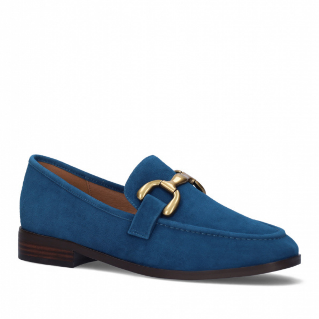 Bibi Lou ZAGREB Blue Suede Loafers