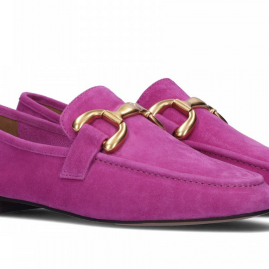 Bibi Lou ZAGREB Pink Suede Loafers