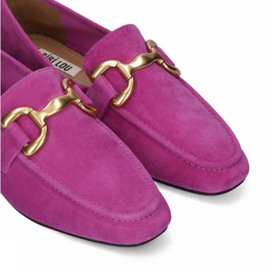 Bibi Lou ZAGREB Pink Suede Loafers