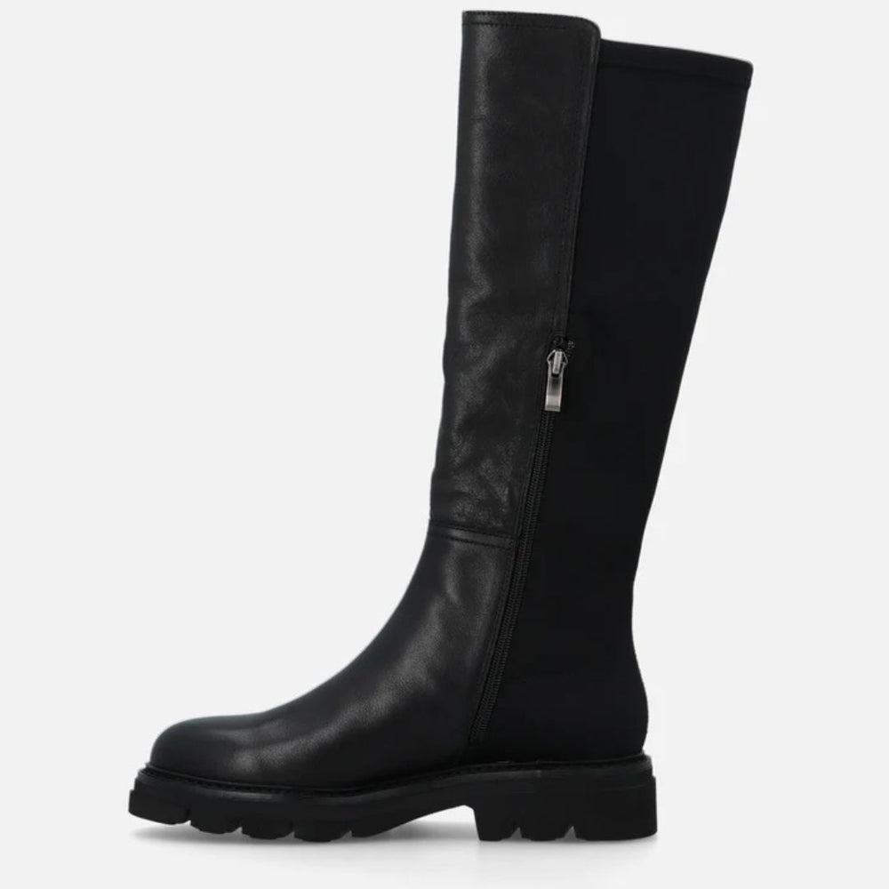 Bruno Premi  CARLA  Black Leather Knee High Boots