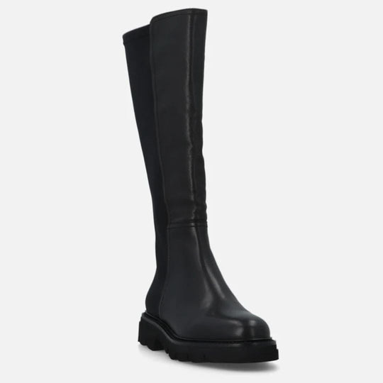 Bruno Premi  CARLA  Black Leather Knee High Boots